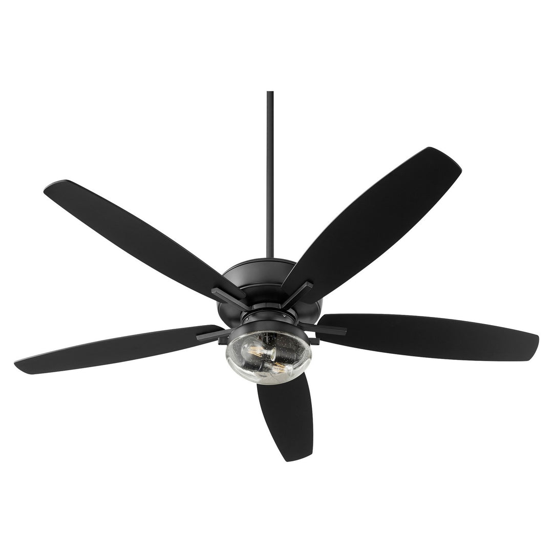 Quorum Breeze Patio 170605-69 Ceiling Fan - Textured Black, Matte Black