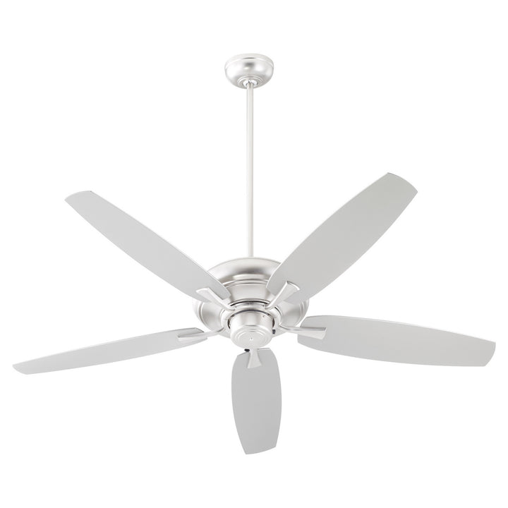 Quorum Apex Patio 190565-65 Ceiling Fan - Satin Nickel, Silver