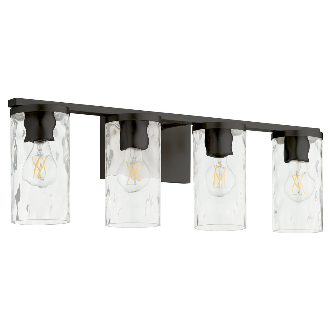 Quorum Steinway 5111-4-59 Bath Vanity Light 28 in. wide - Matte Black