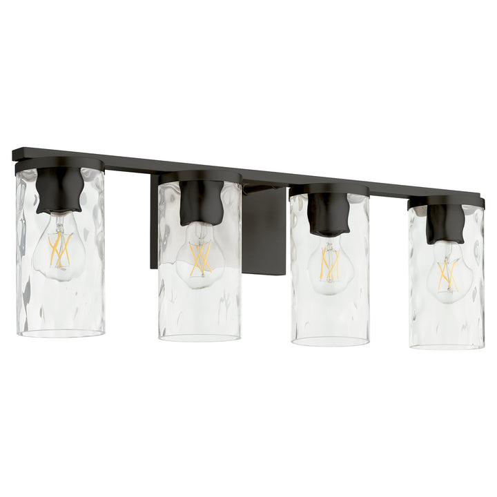 Quorum Steinway 5111-4-59 Bath Vanity Light 28 in. wide - Matte Black