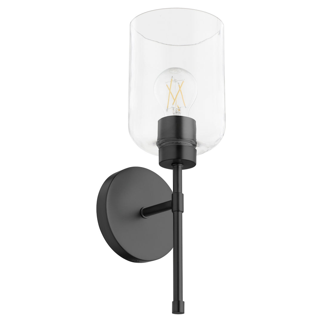 Quorum Tribute 5374-1-59 Wall Sconce Light - Matte Black