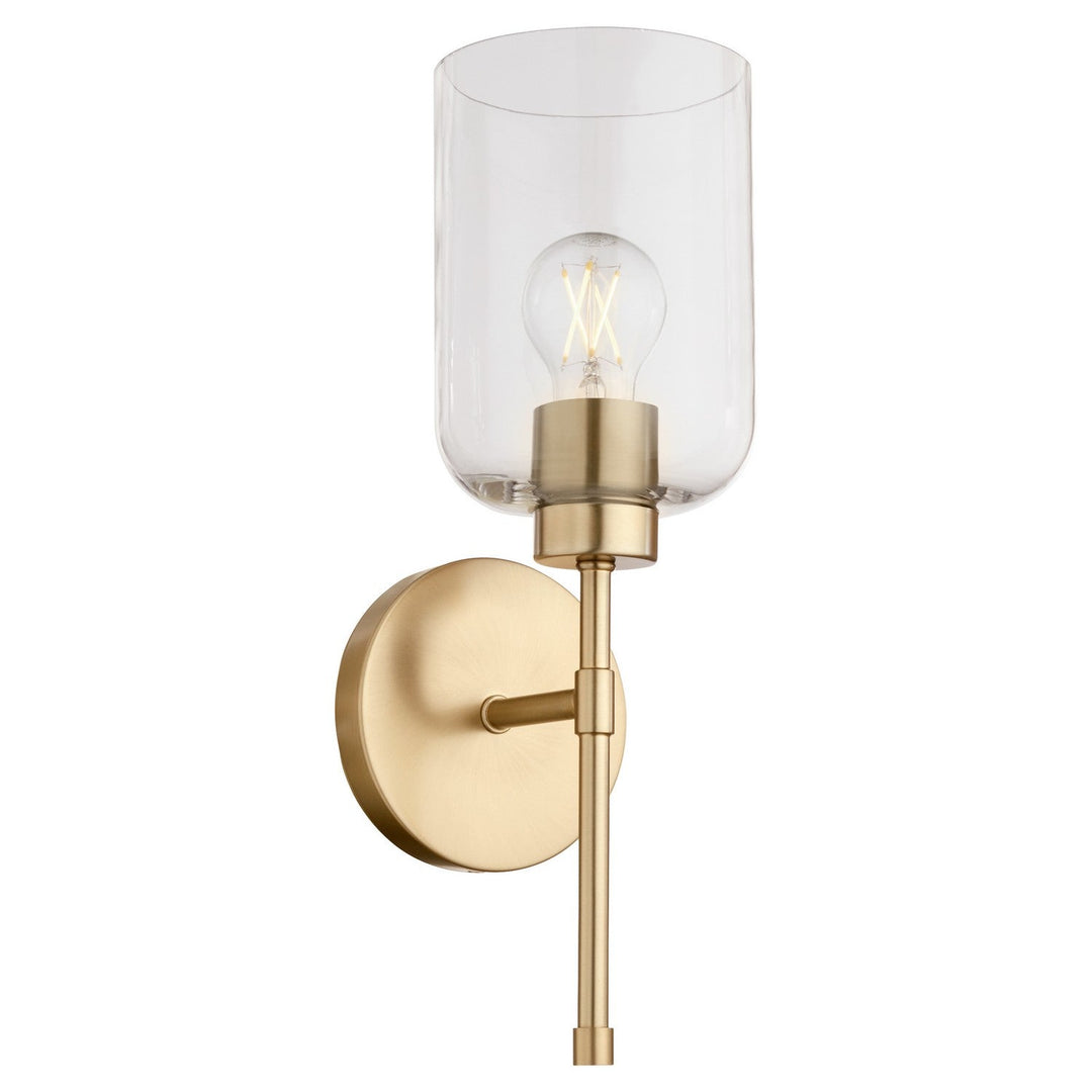 Quorum Tribute 5374-1-80 Wall Sconce Light - Aged Brass