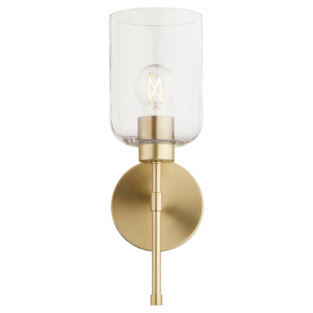 Quorum Tribute 5374-1-80 Wall Sconce Light - Aged Brass