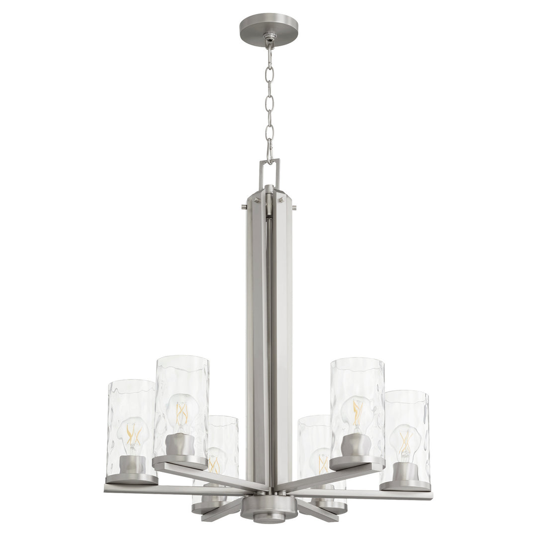 Quorum Steinway 6111-6-65 Chandelier Light - Satin Nickel