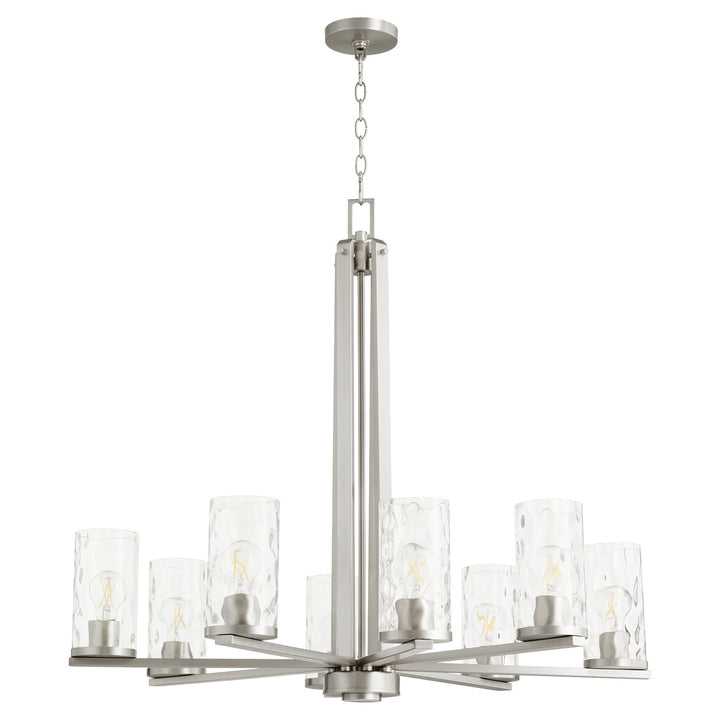 Quorum Steinway 6111-8-65 Chandelier Light - Satin Nickel