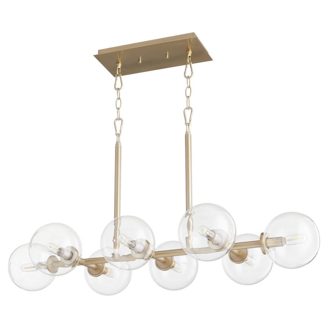 Quorum Rovi 6132-8-80 Pendant Light - Aged Brass