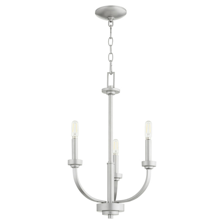 Quorum Reyes 6160-3-64 Chandelier Light - Classic Nickel