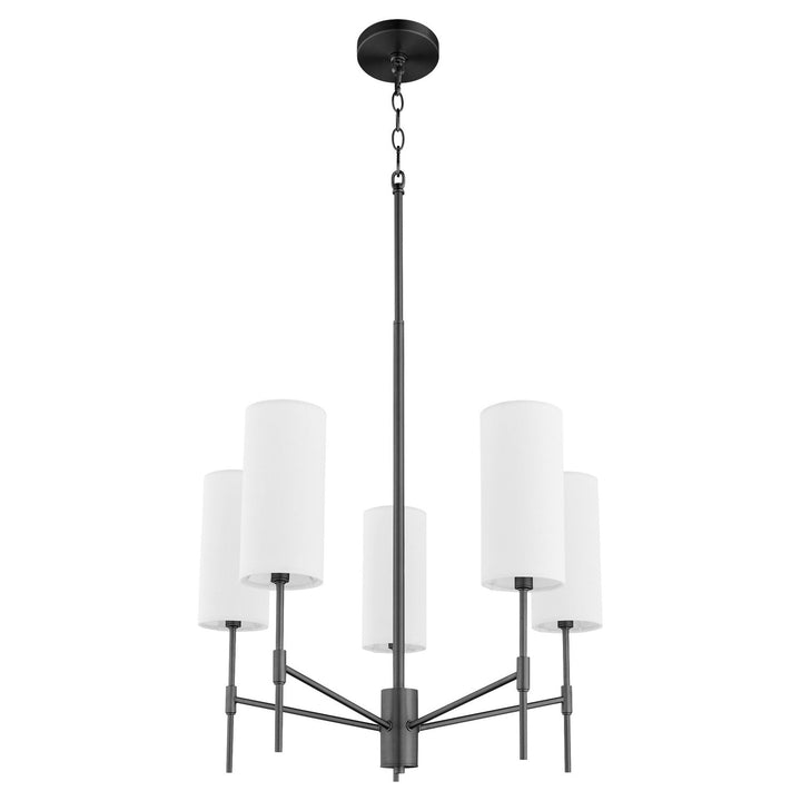 Quorum Hamilton 663-5-59 Chandelier Light - Matte Black