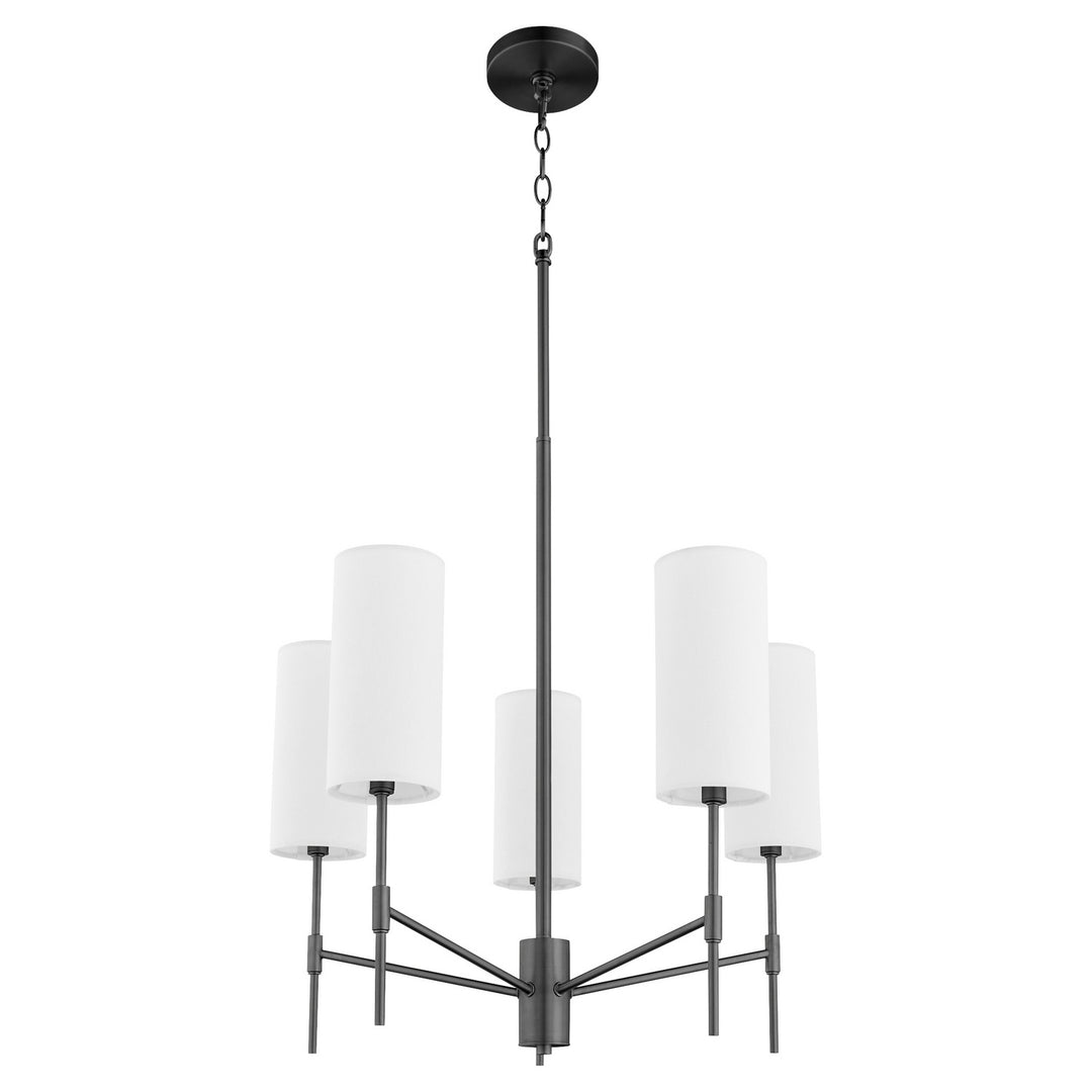 Quorum Hamilton 663-5-59 Chandelier Light - Matte Black