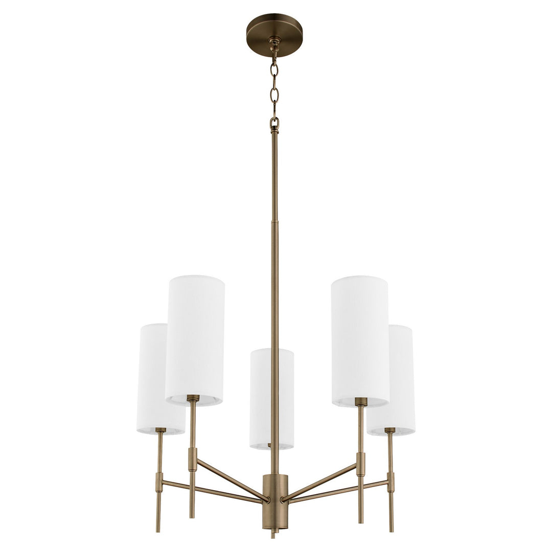 Quorum Hamilton 663-5-81 Chandelier Light - Dark Brass