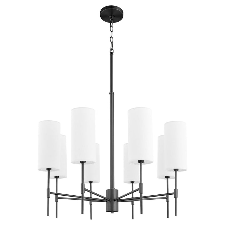 Quorum Hamilton 663-8-59 Chandelier Light - Matte Black