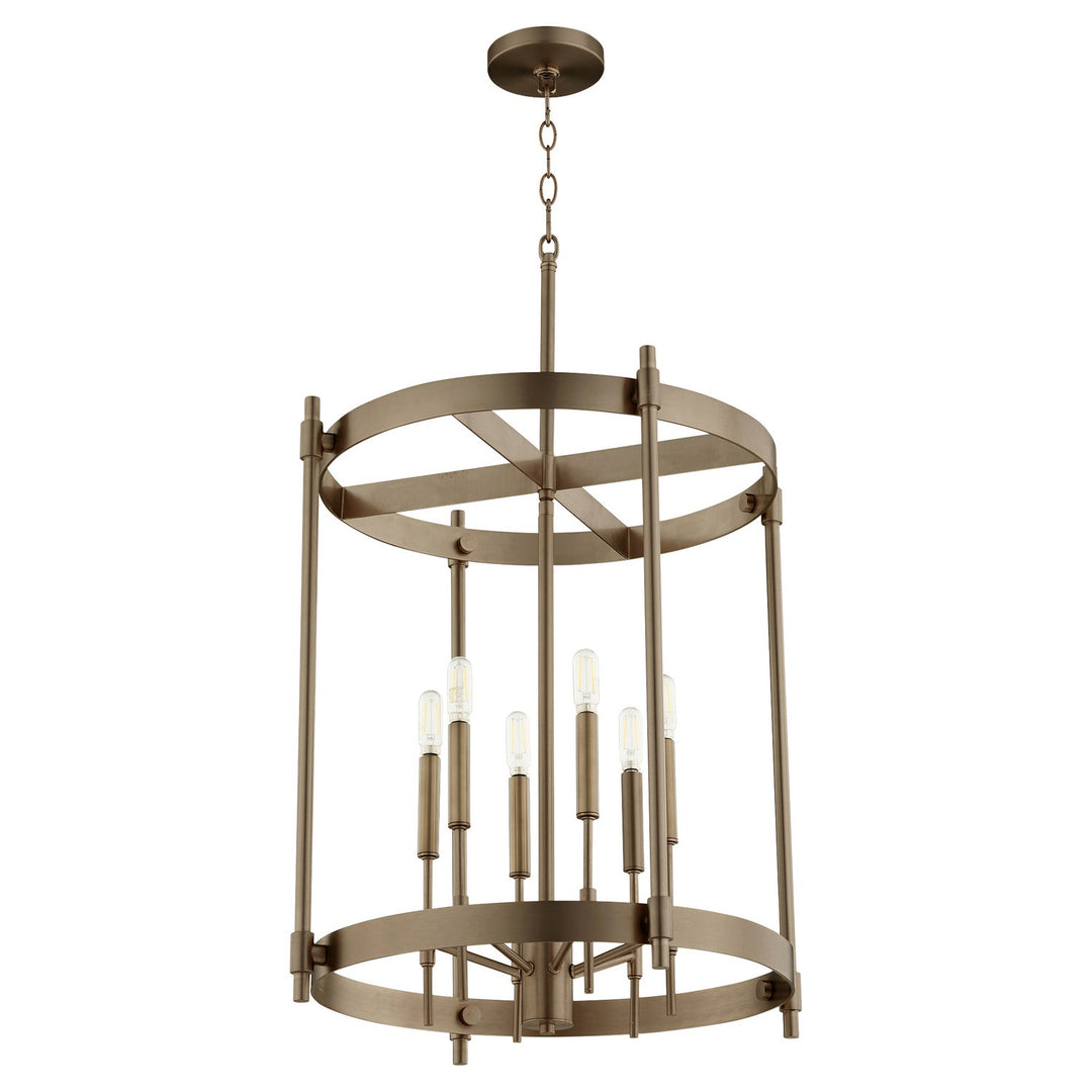 Quorum Hamilton 863-6-81 Pendant Light - Dark Brass