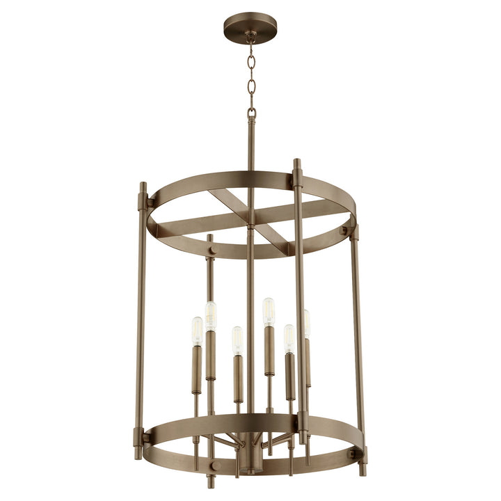 Quorum Hamilton 863-6-81 Pendant Light - Dark Brass