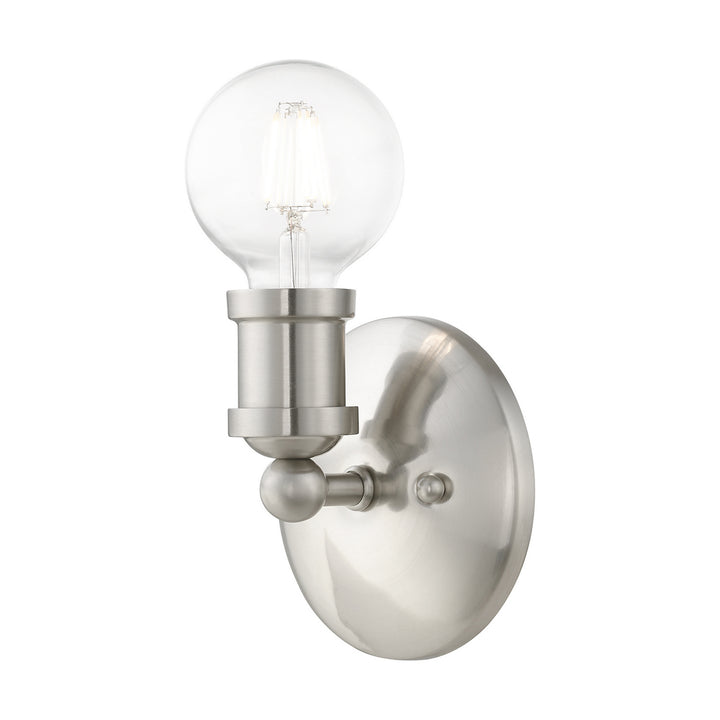 Livex Lansdale 14420-91 Wall Sconce Light - Brushed Nickel