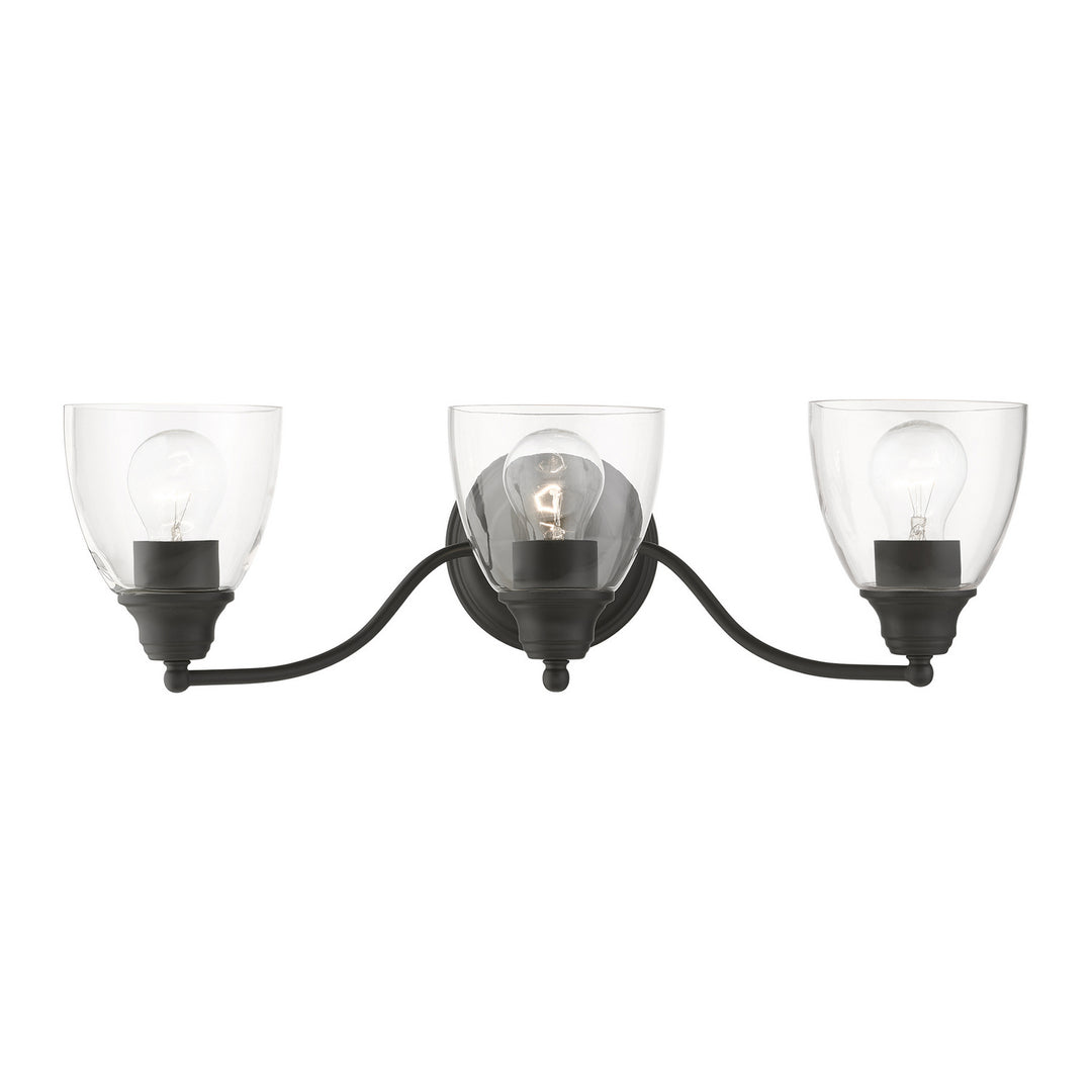 Livex Montgomery 15133-04 Bath Vanity Light 23 in. wide - Black