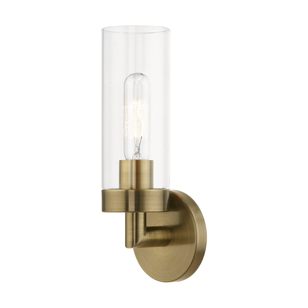 Livex Ludlow 16171-01 Wall Sconce Light - Antique Brass