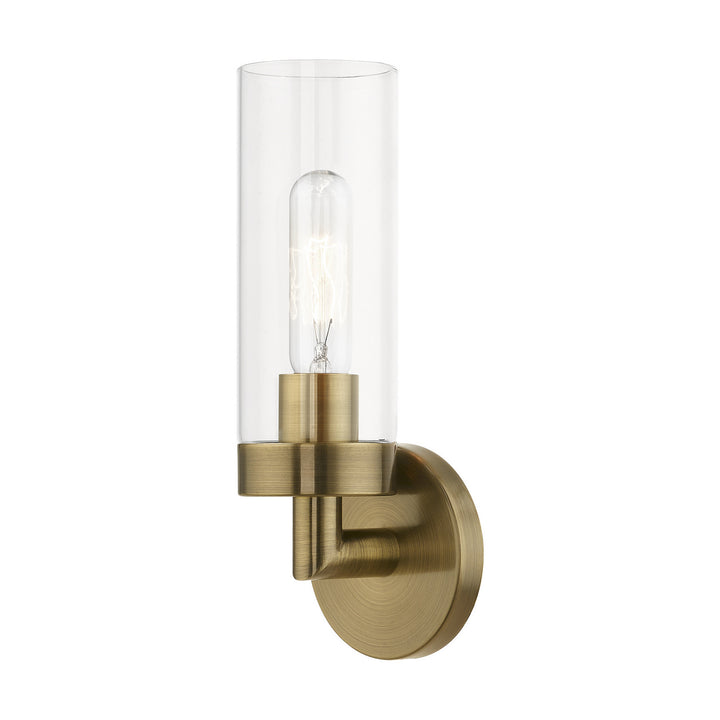 Livex Ludlow 16171-01 Wall Sconce Light - Antique Brass