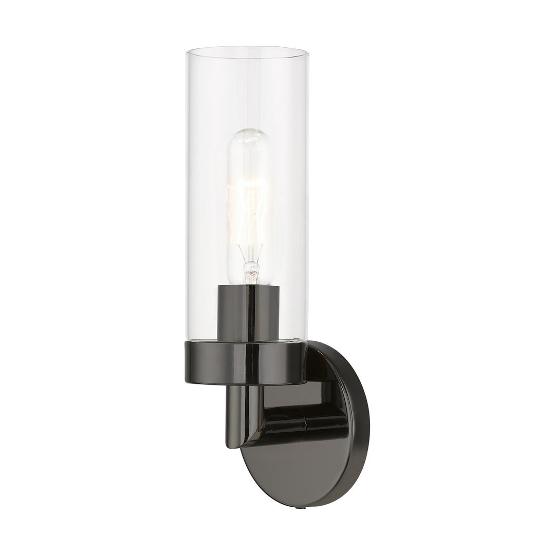 Livex Ludlow 16171-46 Wall Sconce Light - Black Chrome
