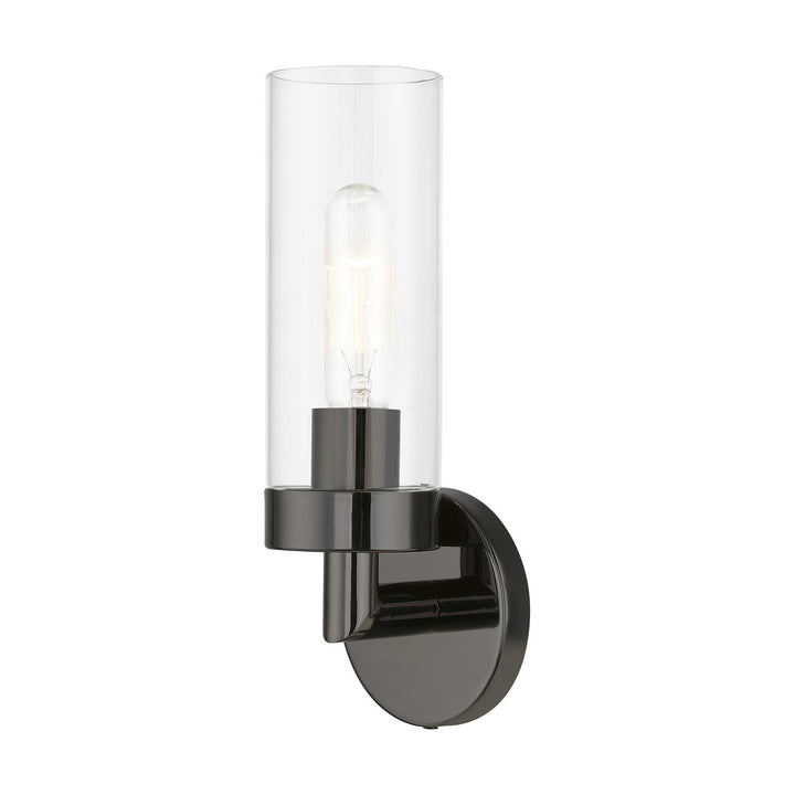Livex Ludlow 16171-46 Wall Sconce Light - Black Chrome