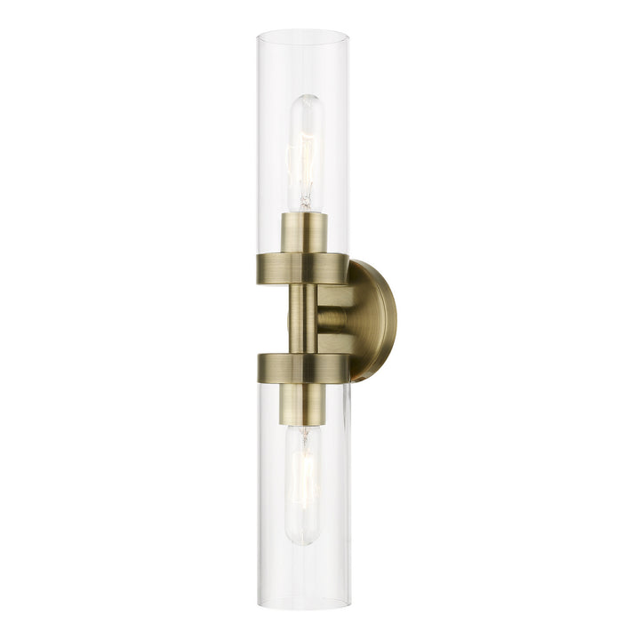 Livex Ludlow 16172-01 Wall Sconce Light - Antique Brass