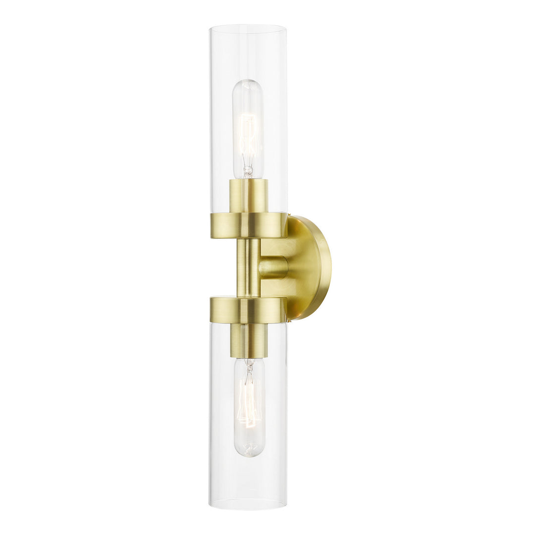 Livex Ludlow 16172-12 Wall Sconce Light - Satin Brass