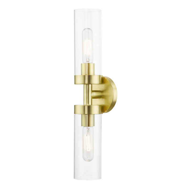 Livex Ludlow 16172-12 Wall Sconce Light - Satin Brass