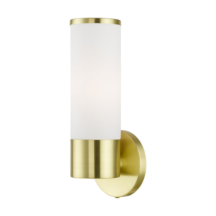 Livex Lindale 16561-12 Wall Sconce Light - Satin Brass