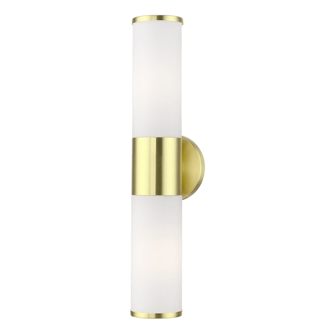 Livex Lindale 16562-12 Wall Sconce Light - Satin Brass