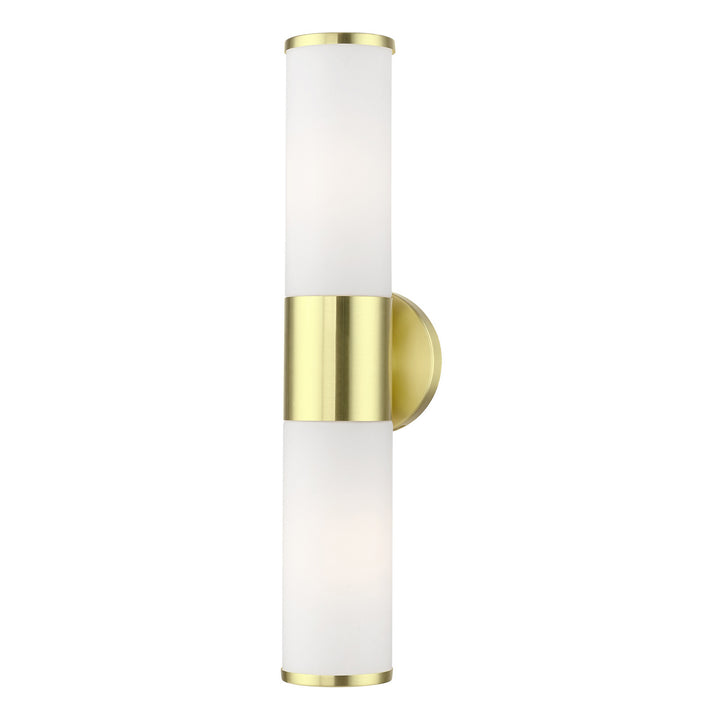 Livex Lindale 16562-12 Wall Sconce Light - Satin Brass
