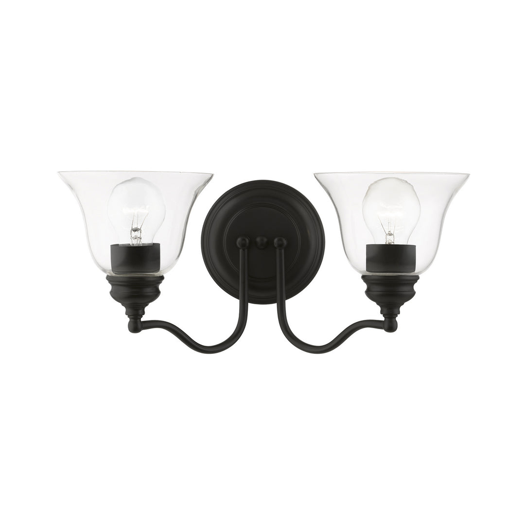 Livex Moreland 16932-04 Bath Vanity Light 16 in. wide - Black