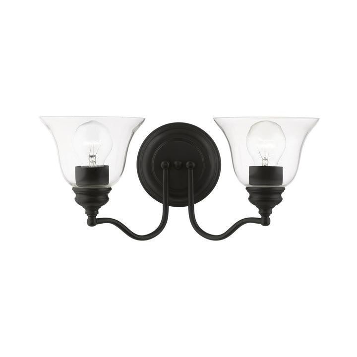 Livex Moreland 16932-04 Bath Vanity Light 16 in. wide - Black