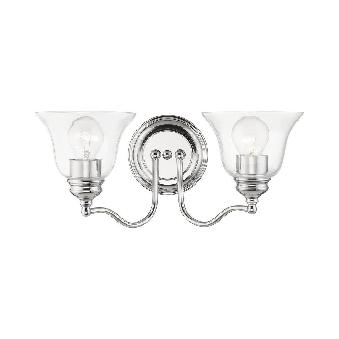 Livex Moreland 16932-05 Bath Vanity Light 16 in. wide - Polished Chrome