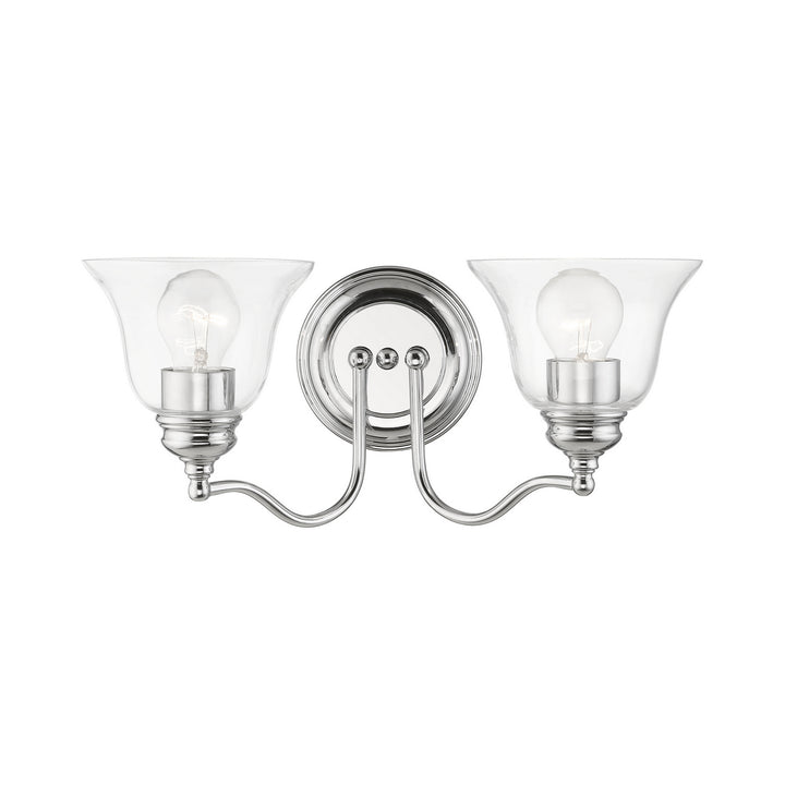 Livex Moreland 16932-05 Bath Vanity Light 16 in. wide - Polished Chrome