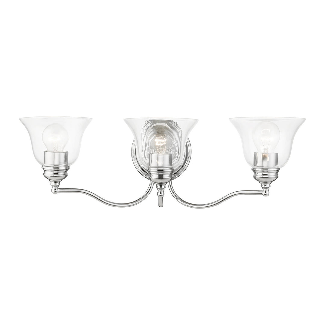 Livex Moreland 16933-05 Bath Vanity Light 24 in. wide - Polished Chrome