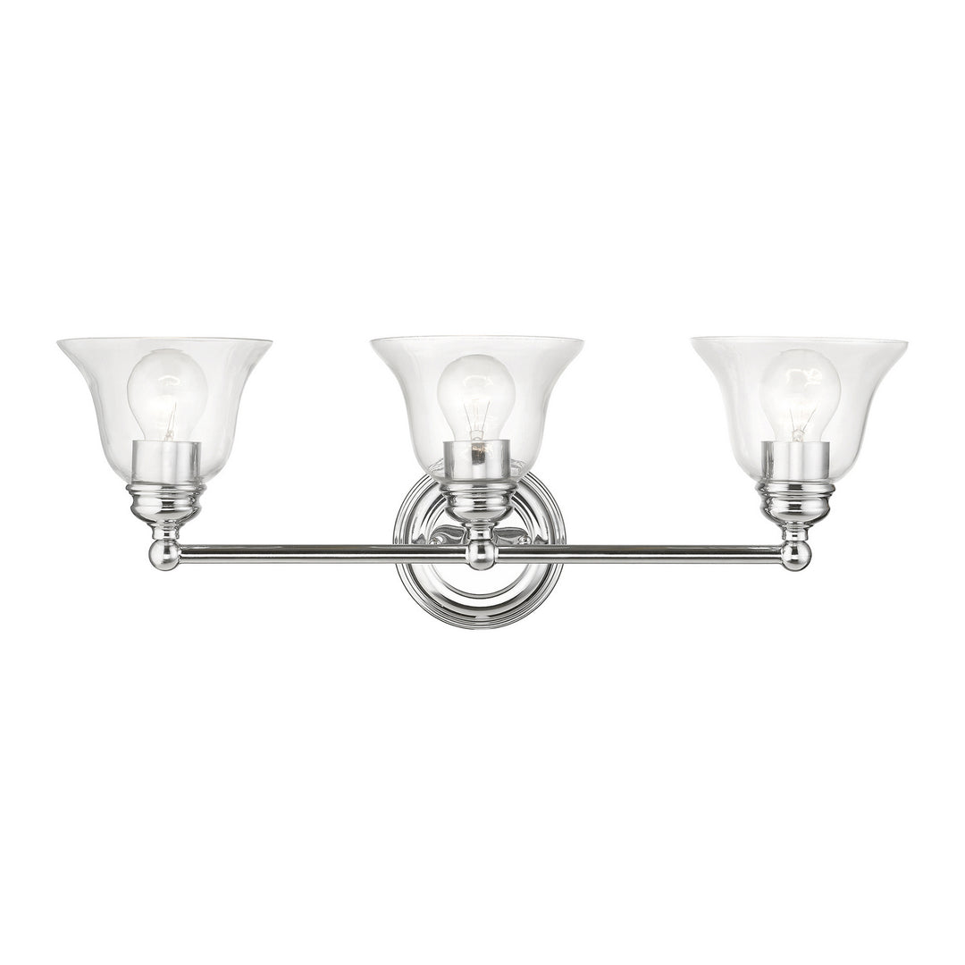 Livex Moreland 16943-05 Bath Vanity Light 24 in. wide - Polished Chrome