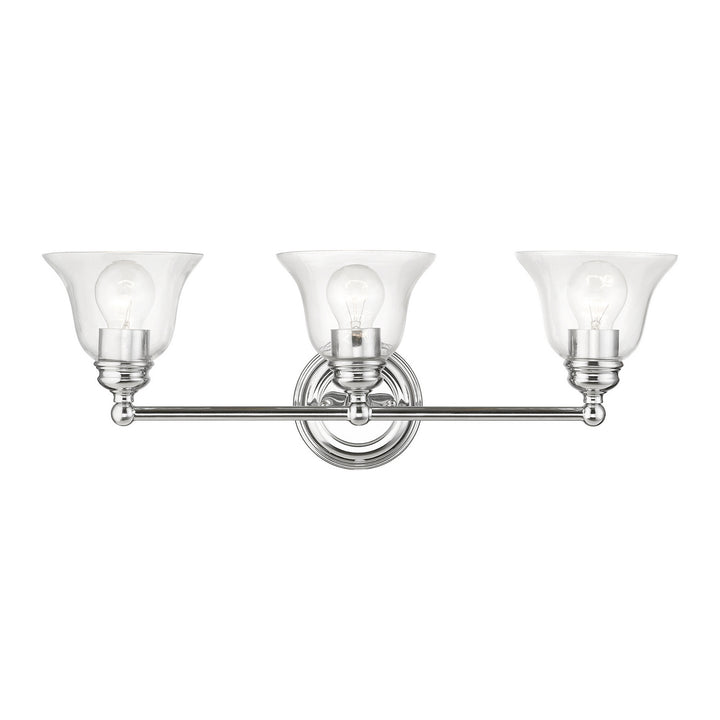 Livex Moreland 16943-05 Bath Vanity Light 24 in. wide - Polished Chrome