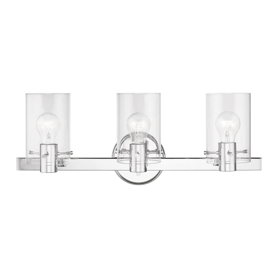 Livex Munich 17233-05 Bath Vanity Light 23 in. wide - Polished Chrome