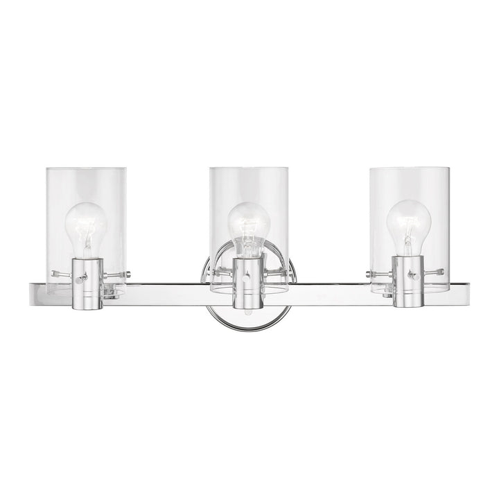 Livex Munich 17233-05 Bath Vanity Light 23 in. wide - Polished Chrome