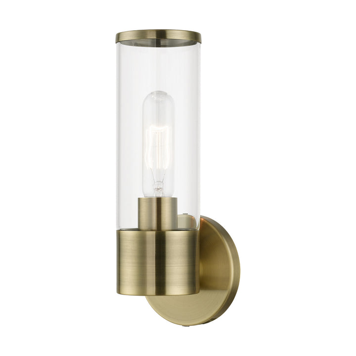 Livex Banca 17281-01 Wall Sconce Light - Antique Brass