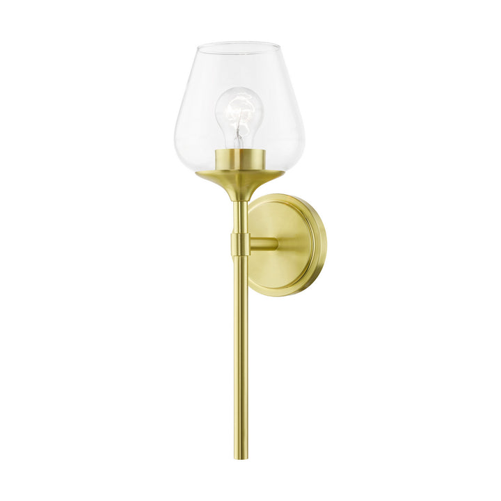 Livex Willow 17471-12 Wall Sconce Light - Satin Brass