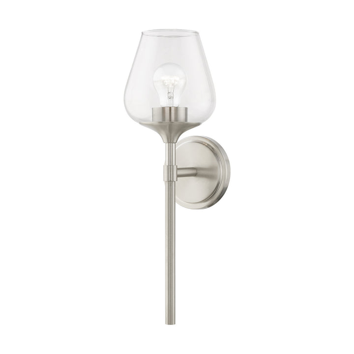 Livex Willow 17471-91 Wall Sconce Light - Brushed Nickel