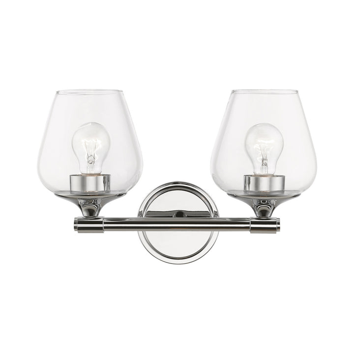 Livex Willow 17472-05 Bath Vanity Light 15 in. wide - Polished Chrome