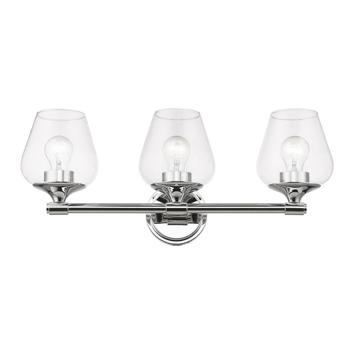 Livex Willow 17473-05 Bath Vanity Light 23 in. wide - Polished Chrome