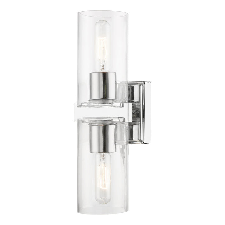 Livex Clarion 18032-05 Wall Sconce Light - Polished Chrome