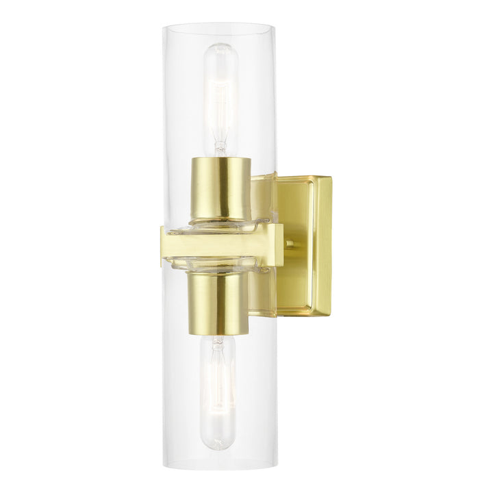Livex Clarion 18032-12 Wall Sconce Light - Satin Brass