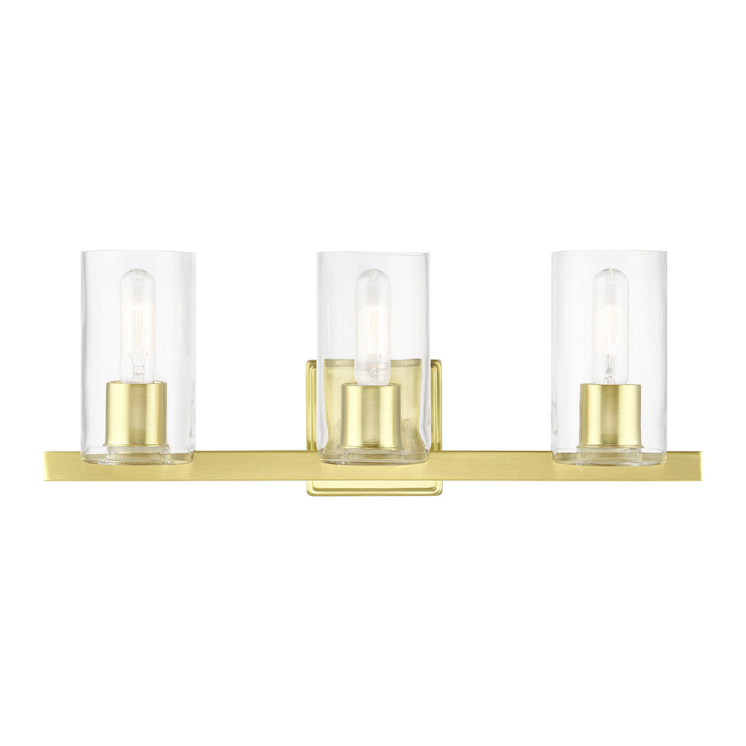 Livex Clarion 18033-12 Bath Vanity Light 23 in. wide - Satin Brass