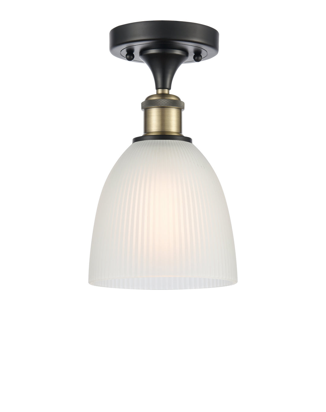 Innovations Ballston 516-1C-BAB-G381-LED Ceiling Light - Black Antique Brass