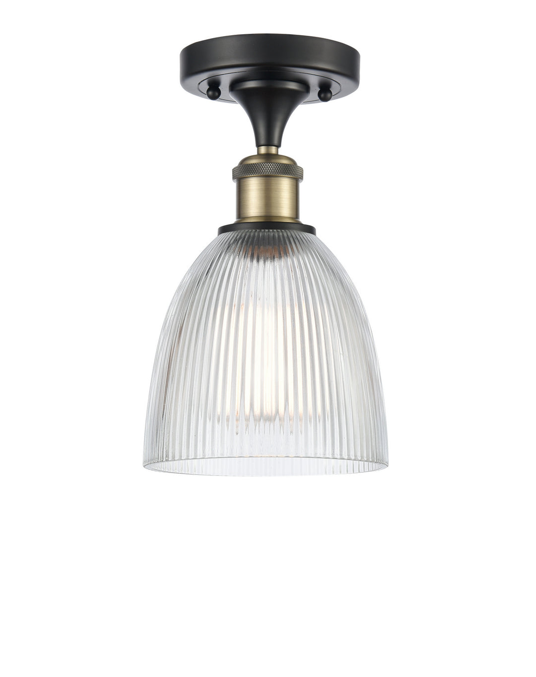 Innovations Ballston 516-1C-BAB-G382-LED Ceiling Light - Black Antique Brass