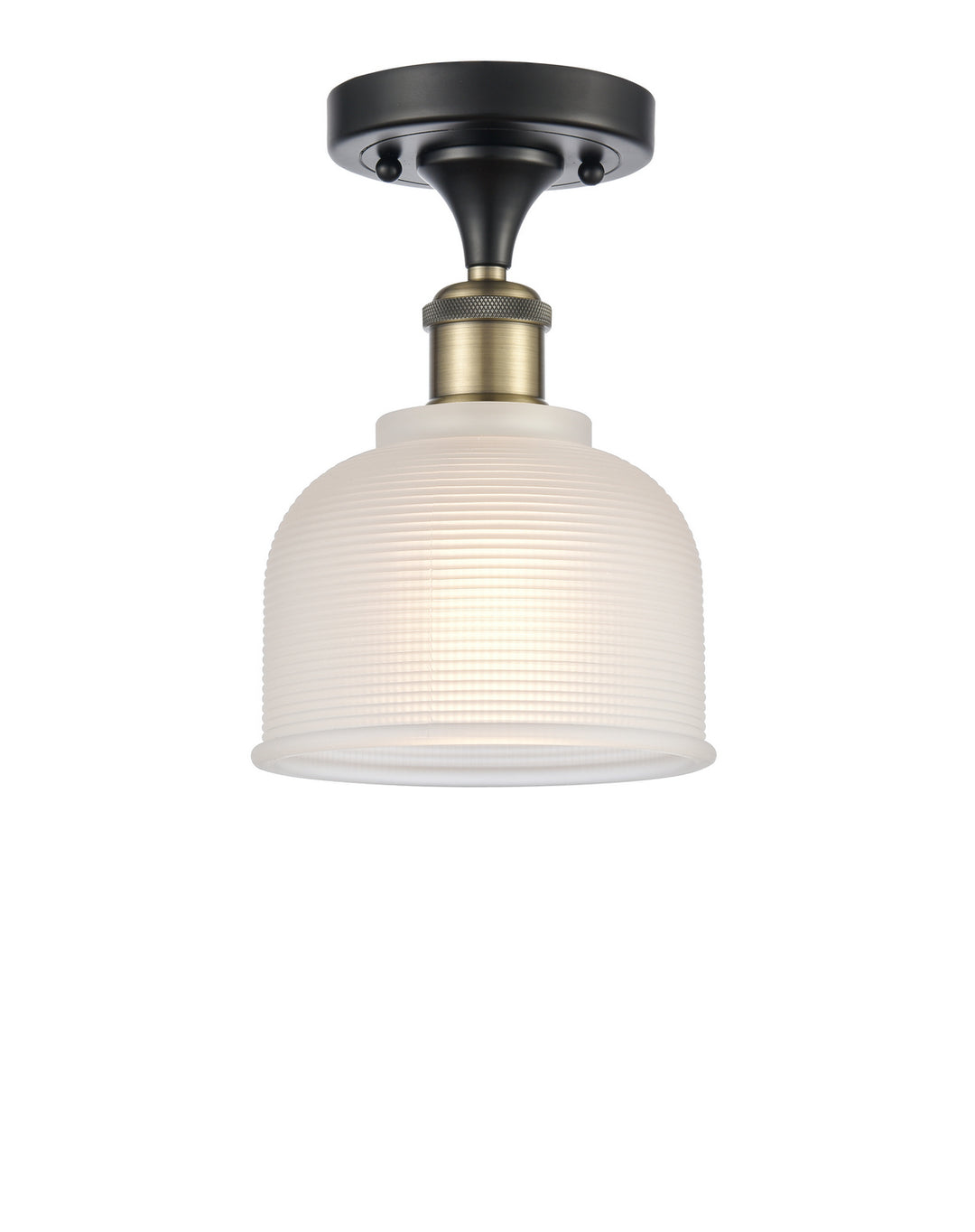 Innovations Ballston 516-1C-BAB-G411-LED Ceiling Light - Black Antique Brass