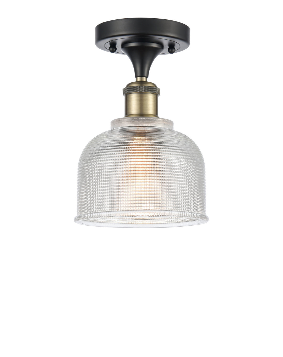 Innovations Ballston 516-1C-BAB-G412-LED Ceiling Light - Black Antique Brass